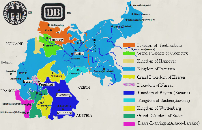 map-german